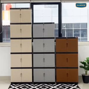 LEMARI PLASTIK NAIBA NANDOS 3 4 DAN 5 SUSUN KUNCI