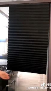 Tirai Gorden Jendela Tempel Self-Adhesive Pleated Blinds Forhom 60X180 Cm 60X150 Cm Venetian Blind Non-Woven Tirai Penutup Kerai Hordeng Penghalau Cahaya Aksesoris Jendela