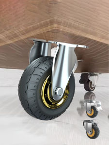 1pcs 3/4/5 นิ้ว Universal Mute ล้อนุ่มยืดหยุ่นยางล้อสําหรับ Heavy Duty รถเข็นเฟอร์นิเจอร์ Moving Assistant