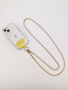 สร้อยคอโทรศัพท์มือถือแบบยาว โซ่โลหะ กระเป๋าสะพายข้างผู้หญิง สายรัดโทรศัพท์มือถือแบบอเนกประสงค์ โซ่ป้องกันการสูญหาย โซ่ตกแต่งระดับไฮเอนด์