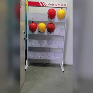Wall-mounted Helmet Display Stand