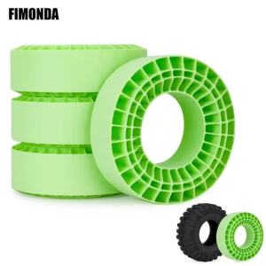 2.2" RC Crawler Foam Inserts High-Density Silicone Rubber Waterproof (125x45mm) Compatible for 1/10 RC Crawler Car SCX10 Capra