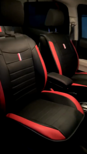 【Universal】Car Seat Cover 5 Seats Full Set Premium Leather Waterproof Anti Slip Auto Seat Cushion Wear Resistant Easy Clean Universal Fit Breathable Car Interior Protector For Sedan SUV Van All Vehicle Type