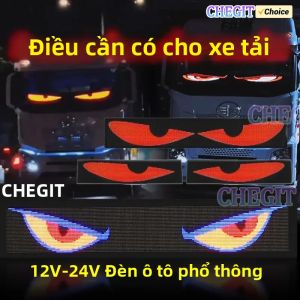 Đèn LED Biểu Tượng Xe Demon Eyes Bảng Điều Khiển Ma Trận Pixel Đèn Ngủ - Điều Khiển Bằng Ứng Dụng Màn Hình Lập Trình Linh Hoạt Tự Chế Cho Ô Tô & Xe Tải
