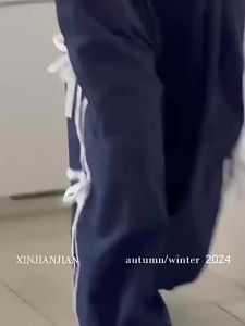 Loose Casual Pants for Kids Girls 7-16years old Sports Cargo Pants Bow Tie Design New Fashion Baggy Pants Wide Leg Trouser Elasticated High Waist Pants Trend Straight Leg Pants