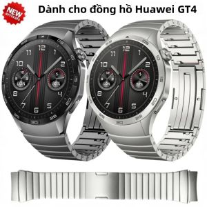 Đồng Hồ Huawei Watch GT4 & GT5 46mm Chính Thức Không Có Khoảng Cách Dây Kim Loại Dây Đeo Cổ Tay Bằng Thép Không Gỉ Phát Hành Nhanh Tương Thích Với Đồng Hồ Huawei