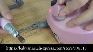 TERLARIS PENGIRIMAN CEPAT COD GRATIS ONGKIR LUWITH Set Alat Kikir Kuku Elektrik Nail Manicure Pedicure 35000 RPM/alat kikir kuku mengkilap elektrik 1 set lengkap amplas bersih canggih promo murah multfungsi serbaguna/alat perawatan kuku wanita pria