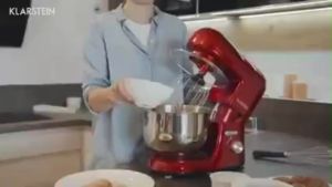 Máy Trộn Bột Đánh Trứng Đa Năng Klarstein Bella Rosa Máy Làm Bếp Đa Năng Công Suất 1200W Dung Tích 5.2L Nhập Đức Bảo Hành 12 Tháng