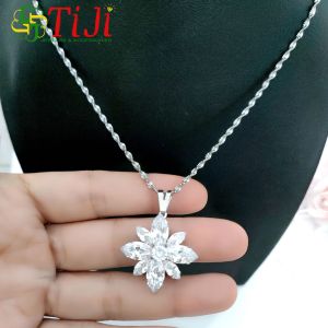 Dây chuyền inox mặt hoa tuyết dây mì xoắn siêu đẹp không đen không gỉ sét