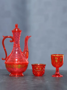 Bộ Bình Trà Bằng Nhựa Pha Lê Dùng Trong Nhà Bàn Trang Trí Đồ Dùng Lễ Vật Phật Giáo Trang Trí Nhà Cửa Phụ Kiện Trang Trí