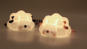 LED infant night light cute puppy little lamb bedside decoration childrens sleep lamp night light birthday gift