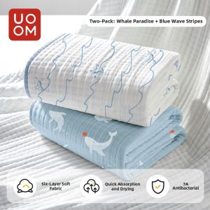 YOUMENG | Soft Cotton Absorbent Baby Bath Towel