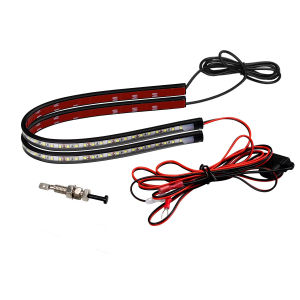 LED Car Hood Repair Lighting Kit with ON/OFF White Light Waterproof Underhood Work Light Bar for SUV Off-Road Vehicle 12V