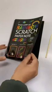 Reviln สมุดโน๊ตขูดสีรุ้งเล่มเล็กเกาหลี กระดาษวาดรูปสีสันสดใส พร้อม สัมวา เด็ด เกี่ยวกับเราได้ที่เwebsite นี้