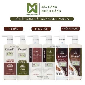 Dầu gội xả phục hồi chống gàu chống rụng Karseell Maca 500ML