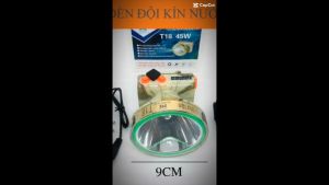 Đèn pin đội đầu siêu sáng kín nước hiển thị dung lượng pin T18 -1105