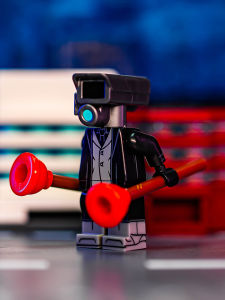 Đồ Chơi Lắp Ráp Giáo Dục Có Tiếng World Minifigs Đồ Chơi Lắp Ráp Đồ Chơi Người Theo Dõi Hai Người Titan Âm Thanh TV Đồ Chơi