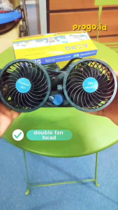 Kipas Mobil Yazuho 12V Dua Kepala Original