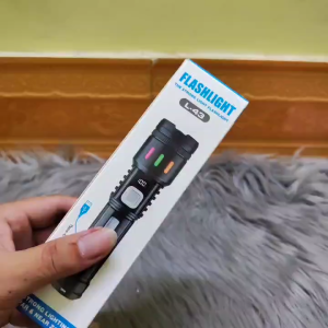Đèn Pin Cầm Tay L43 Zoom Xa Gần Thiết Kế Nhựa ABS Có Màn LCD Báo Pin Với 5 Chế Độ Sáng Tiện Lợi