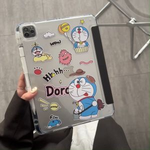 🔥ส่งจากไทย🔥Doraemon การ์ตูน เคส for iPad air7 2025 11 pro 2024 11 air6 10.2 Gen11 10 9 8 2022 เคสไอแพด Air5 10.9 Case พร้อมถาดใส่ปากกา