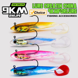 9KM 3Pcs 3~13.4g Fishing Soft Lures  Swimbait Fishing Lure Lead Head Jigs Soft Bass Freshwater Perch Paddle Tail