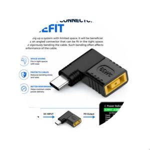 65W GaN PD Fast Charger USB-C Power Adapter Interchangeable Plug For MacBook Pro Air Lenovo Laptop Portable Travel Charger