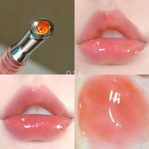 Pinkyfocus Fruit Honey Brightening Lip Essence Oil - Moisturizing Anti-Dry & Crack Conceals Lip Lines for Plump Lips