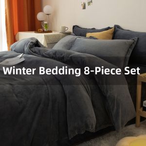 Warm Winter Double Bedding Set 8-piece