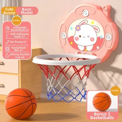 BABYSHOME | Quiet Indoor Kids Basketball Hoop Toy