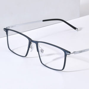 NIANZHEN แว่นตาแว่นกันแดดสไตล์เรโทรน้ำหนักเบาแว่นตาดีไซน์แบรนด์สี่เหลี่ยมสำหรับกรอบแว่นสำหรับผู้ชายอลูมิเนียมไทเทเนียมของ NIANZHEN 28534