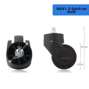 Bánh Xe Xoay Im Lặng Bán Chạy Nhất Thay Thế Cho Vali Xoay 360 Độ ° Bánh Xe Nylon Để Sửa Túi Xách