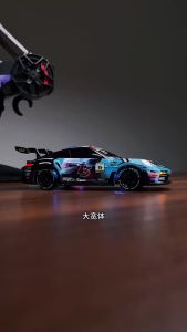【In Stock】New Hot Selling 1/43 Remote Control Car Gtrs Full Proportion Rc Four-Wheel Drive Drift Car Entry-Level Boys Racing