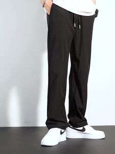 NEW WESTERN Bingshi pants mens casual trousers thin straight straight trousers sports pants