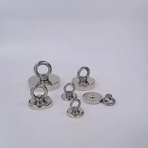Nam châm cực mạnh cứu hộ đa năng tròn loại D16 D20 D25 D32 D36 D42 D48mm tùy chọn (bộ 1-2 cái)