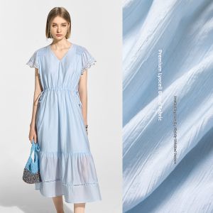 BEIQIANI | V-neck Floral Trim Slim French Style Holiday Dress