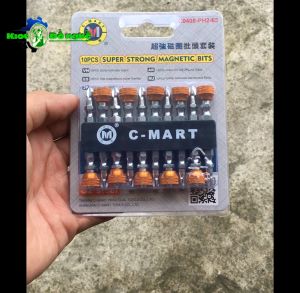 Mũi vít nam châm siêu từ tính C-MART loại 2 đầu PH2 dài 65mm (1 mũi) - KIOT ĐỒ NGHỀ
