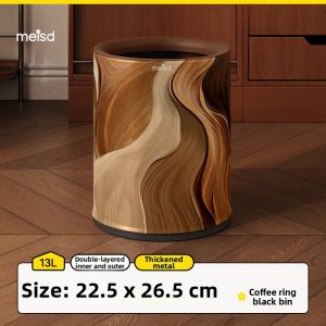 MEISD | Retro Style Luxury Large Capacity Household Trash Can