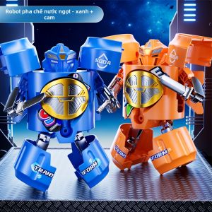 BABYSHOME | Đồ Chơi Robot Biến Hình Từ Nước Ngọt Giáo Dục