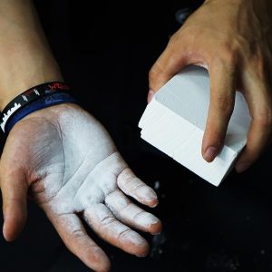 Sun Gym Olahraga Angkat Berat Bubuk Magnesium Carbonate Chalk Anti-Slip Senam Climbing block Barbel