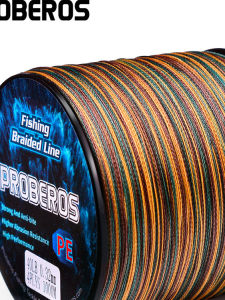 4 Strand PE Woven Fishing Line 300 500 1000 Meters Main Line for Sea Fishing Bank Fishing Colorful Line Strong Durable