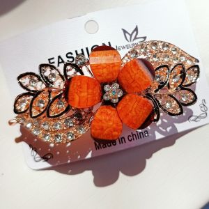 Kẹp tóc đá lấp lánh dạng bấm thời trang cho nữ