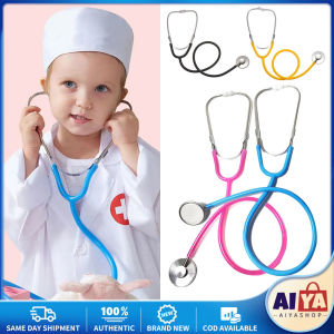 ★Same Day Shipping★ Kids Stethoscope Toy Simulation Doctors Toy Family Child Games Imitation Plastic Stethoscope Accessories for Boy Girl Gift Kawaii Stuff Pretend Play Toys LZC-Stethoscope-Toy