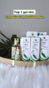 Tinh dầu Tràm Huế nguyên chất 100ml 50ml 30ml - Hoa Nén - chuẩn VietGAP