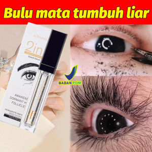 2in1 Serum Bulu Mata dan Alis Cepat Panjang Eyelash Serum Penumbuh dan Penebal Bulumata 7ml