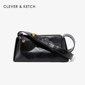 Black Pillow Shaped Womens Bag Underarm Single Shoulder Bag Fashionable Versatile New 2025 Official Website C&K Bag