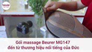 Gối massage hồng ngoại có điều khiển Beurer MG147-Xuất xứ Đứcmát xa đầuvailưngchân tuần hoàn máugiảm đau mỏi cơ