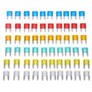60pcs Auto Car Truck Mini Fuse Blade 5A 10A 15A 20A 25A 30A Mixed Set Kit