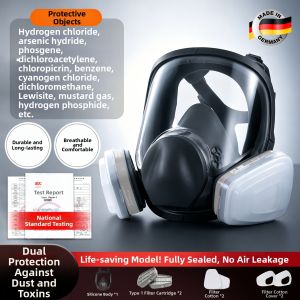 TAODUN | Full Face Respirator Toxic Gas Filter Mask
