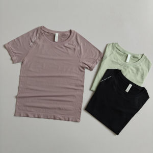 Women Yoga Top Seamless Sport T Shirts Fitness Clothes Short Sleeve Yoga Shirt Gym Top Running Active Wear