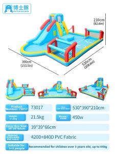 Doctor Dolphin | Indoor Outdoor Inflatable Castle Slide Climbing Ball Pool
